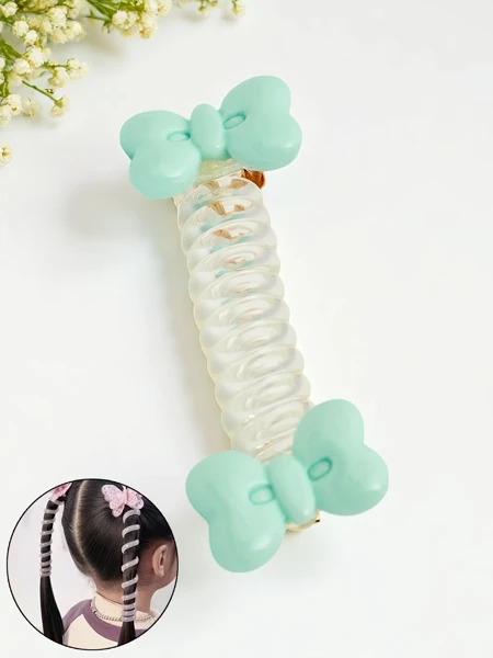 Royalfashion Matu gumija spirāles formā ar bantīti Bow Twist