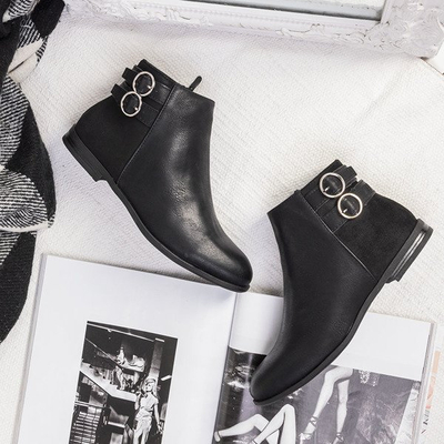 Insulated Jodhpur boots in black Nadette - Footwear