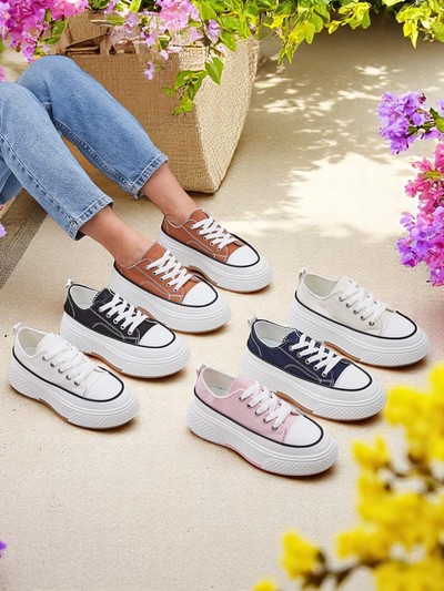 Royalfashion Women's platform sneakers Beemes