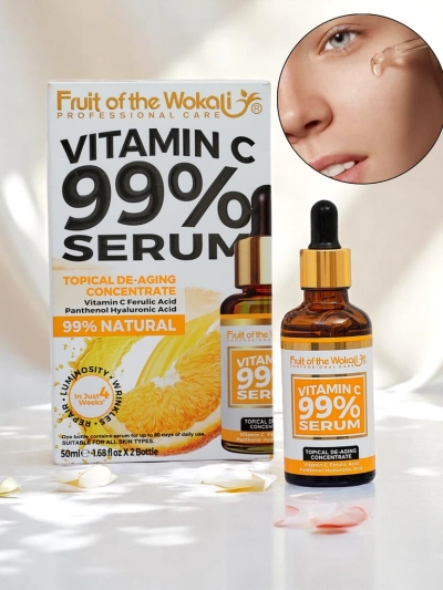 Wokali augļi - Pretnovecošanās sejas serums ar C vitamīnu