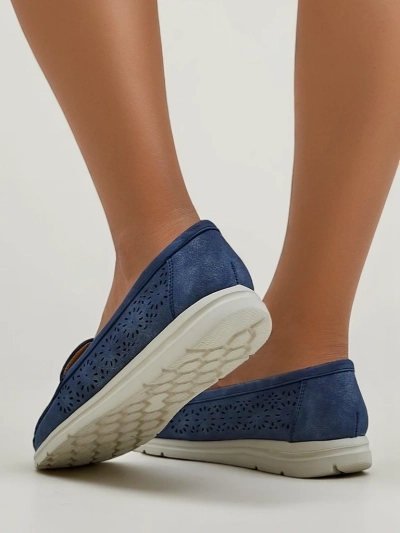 Royalfashion Sieviešu perforētie mokasīni Besset