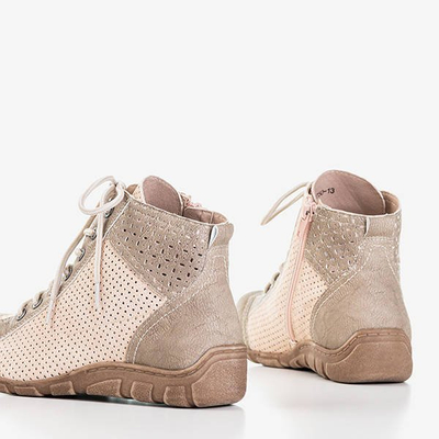 Iria pink and green women's sports shoes - Footwear