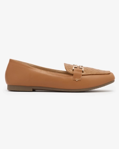 Royalfashion Camel women's moccasins Bulerol