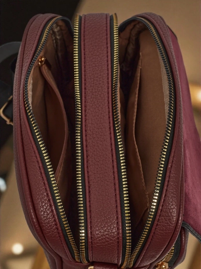 Small women's eco-leather handbag Avenne