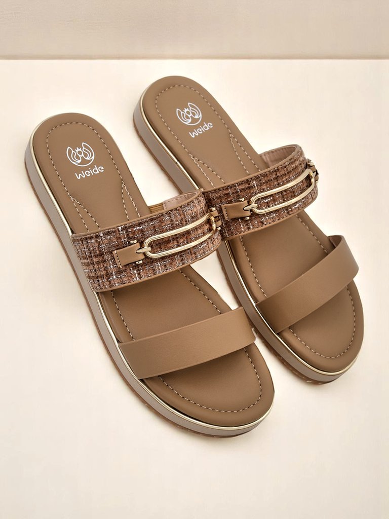 Royalfashion Женские тапочки на плоской подошве Mamma