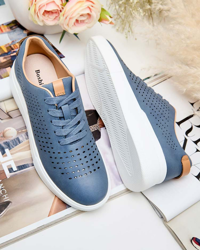 Royalfashion Sieviešu ažūra kedas Deromias