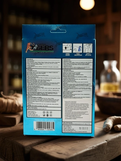 Varikozaj Plakstroj el Plantaj Ingrediencoj 10 pecoj