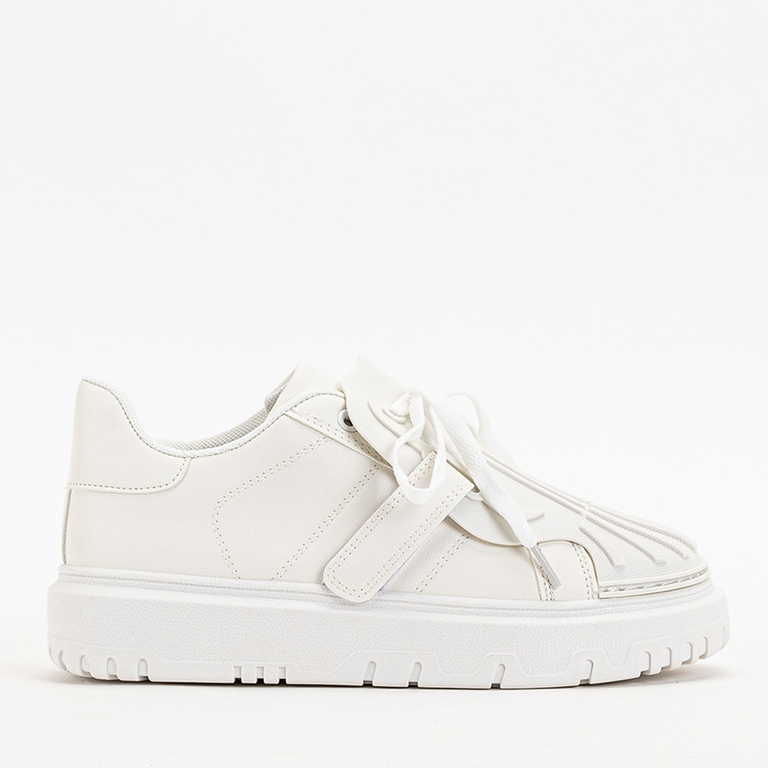 OUTLET Women's white sports sneakers Sumikoa - Footwear