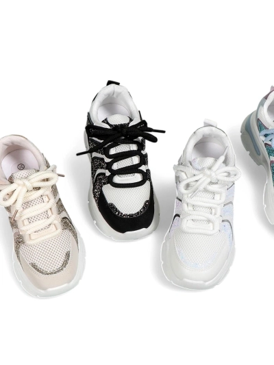 Royalfashion Women's Sporty Platform Sneakers Angello