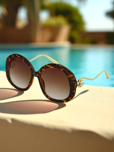 Royalfashion Saulesbrilles ar dekoratīviem kājiņām Glam Shine