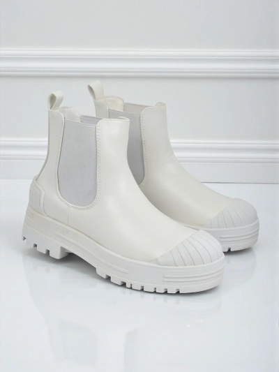 Amber Veil Platform Ankle Boots