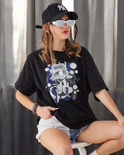 Royalfashion Women's Cotton T-shirt with Print