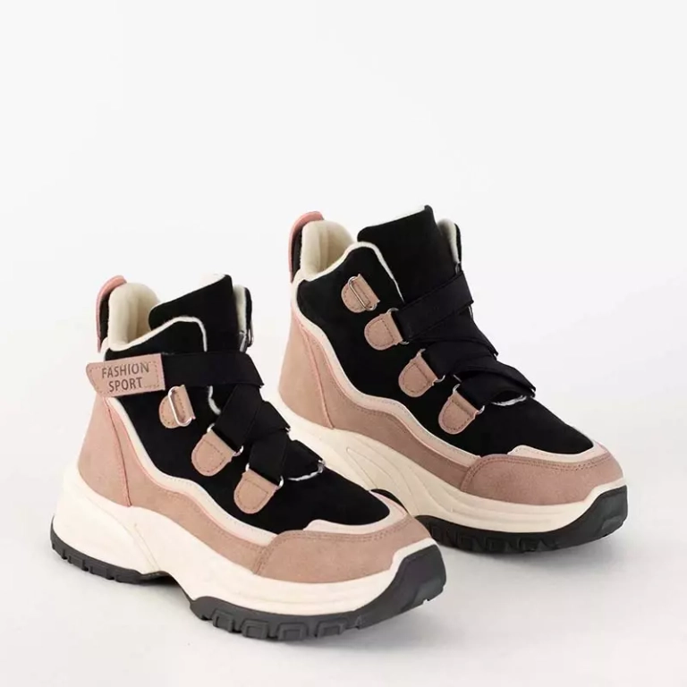 OUTLET Filippa pink insulated women's sports shoes - Footwear