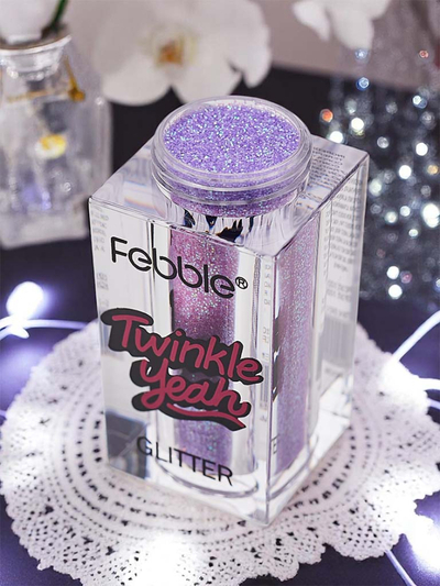 Twinkle Yeah Purple glitter for face and body