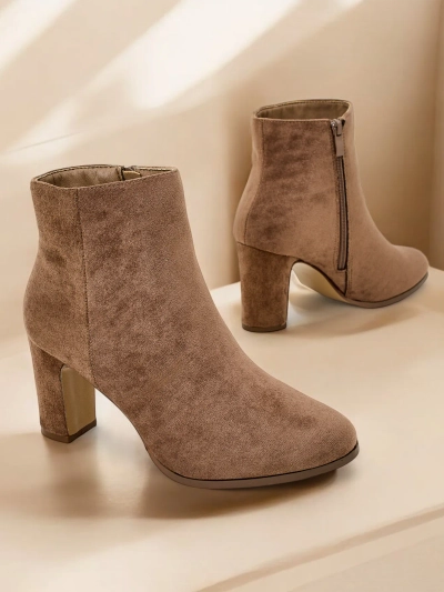Royalfashion Women's ankle boots on the heel Wierod