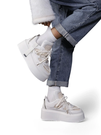 Royalfashion Women's sporty platform sneakers Aeroll