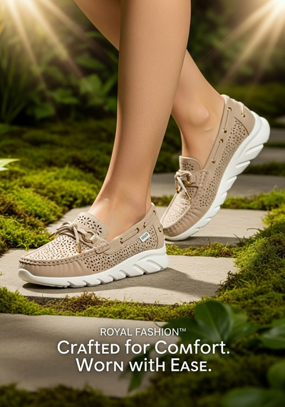 Royalfashion Женские перфорированные мокасины Elissas