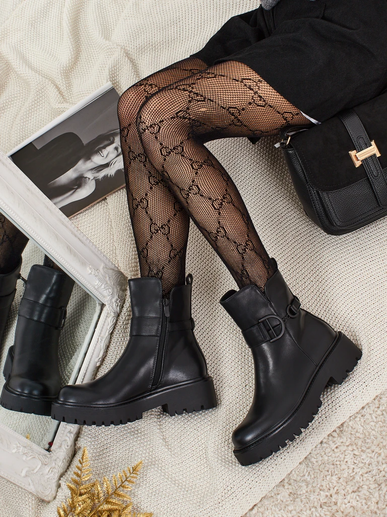 Женские ботинки из экокожи Marques