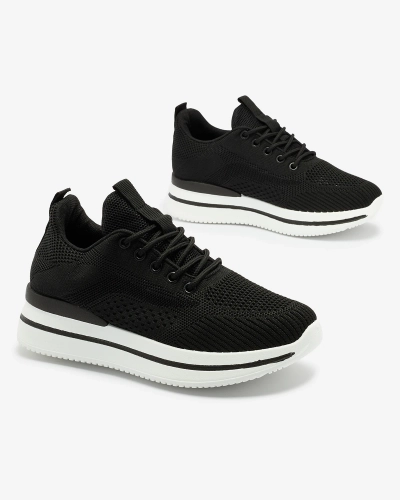 Royalfashion Black women's sports shoes Losoyta