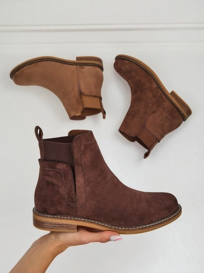 Women's Chelsea-style ankle boots made of eco-suede Veysi