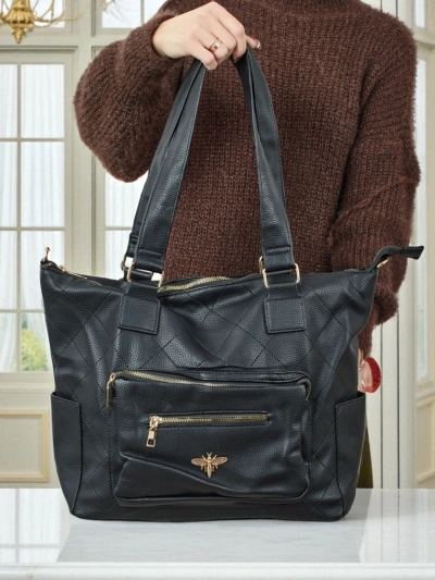 Women's shopper bag eco leather quilted Marvaya