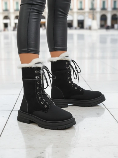 Royalfashion Women's fur-lined ankle boots Nasaha