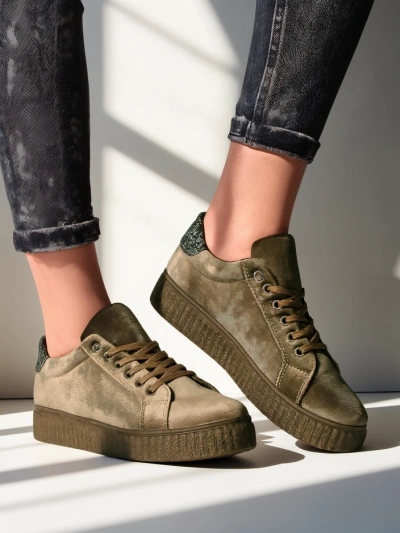 Royalfashion Women's sneakers a'la velour Mixose