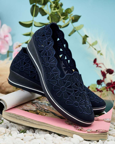 Royalfashion Sieviešu puspapēži ar zemu papēdi Dellio