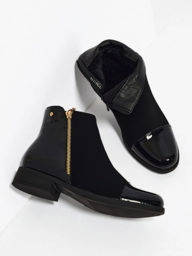 Ботинки Luna Черные Элегантные на Осень