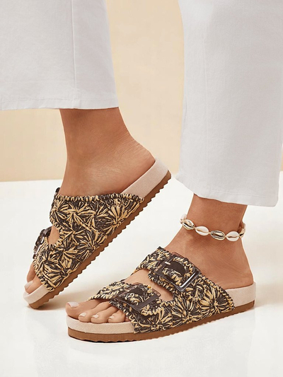 Royalfashion Sieviešu sandales ar sprādzēm Samorra