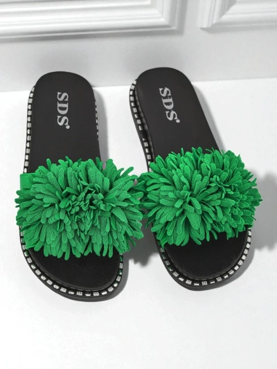 Royalfashion Женские шлепанцы на плоской подошве Flora Blide