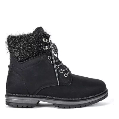 OUTLET Black insulated boots Dorcas - Footwear