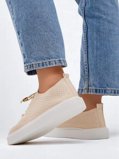 Royalfashion Sieviešu perforētās mežģīņu sporta apavi Vaned