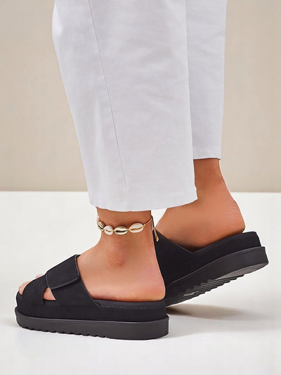 Royalfashion Sieviešu zemās sandales Evre