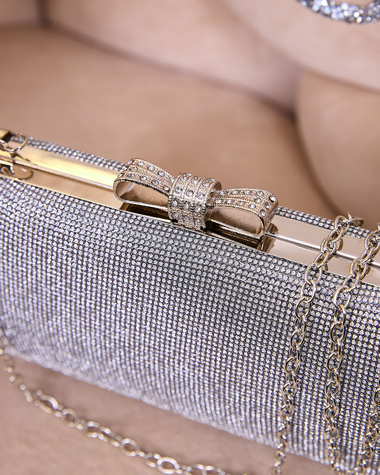 Royalfashion Серый женский клатч