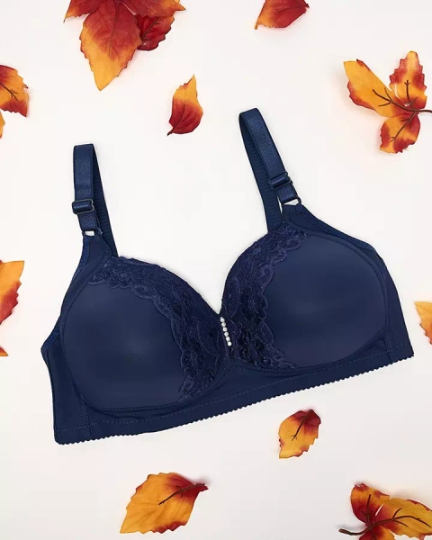 Royalfashion Women's bra in navy blue