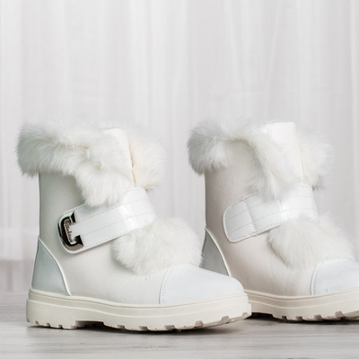 Harriett fur-lined white snow boots - Footwear