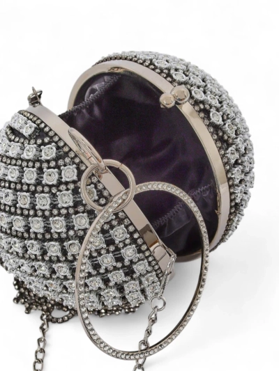 Royalfashion Женская сумочка шар с цирконами Velora Bloom