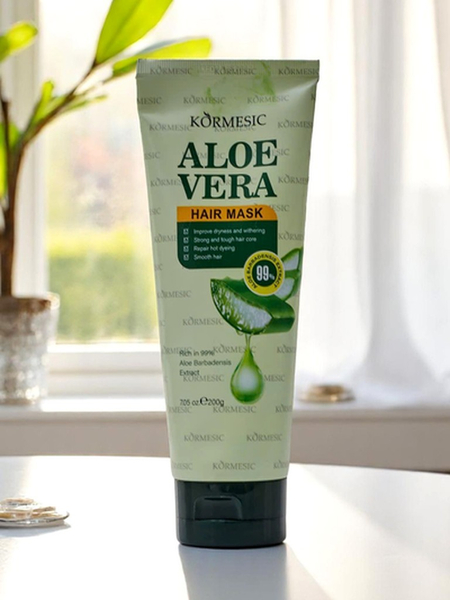 ALOE VERA Alvejas matu maska mitrinoša