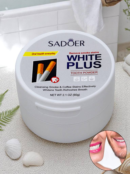 Sadoer Whitening tooth powder removing tobacco stains