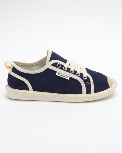 Mokida navy blue women's sneakers - Footwear