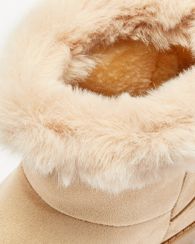 Royalfashion Sieviešu zābaki a'la sniega zābaki ar ornamentu Galaes