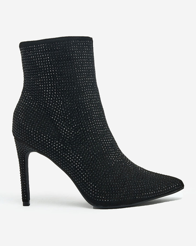 Royalfashion Sieviešu zābaki Lekirisa Zirconia Stiletto Boots