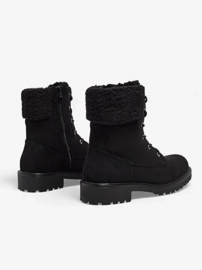 Eco suede laced women's ankle boots Trevolla