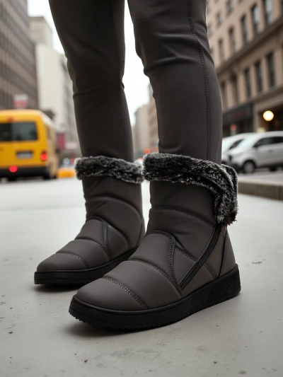 Royalfashion Women's winter boots resembling snow boots Baccinis