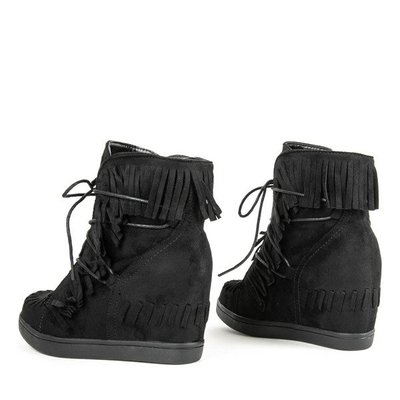 Black wedge sneakers Dain - Footwear 1