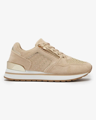 Women's sports shoes in light brown color Vlindere - Footwear