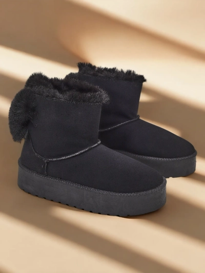 Royalfashion Women's boots a'la snow boots in black Goroggo