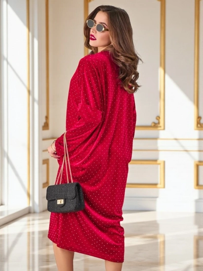 Royalfashion Women's dress with gathering