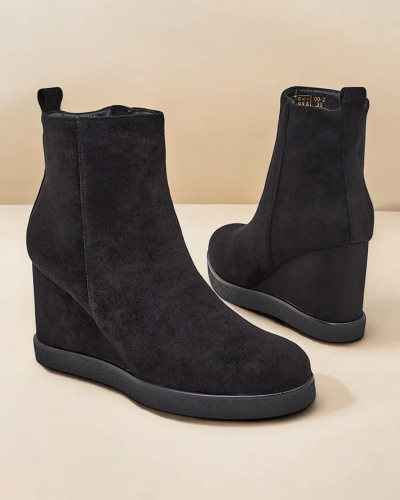 Royalfashion Women's wedge boots Sierra